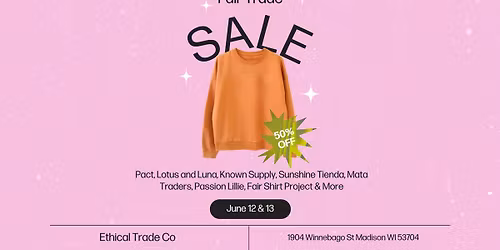 \ud83c\udf1e SUMMER FAIR TRADE FASHION SALE \ud83c\udf1e