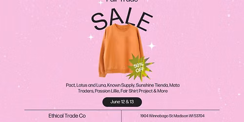 \ud83c\udf1e SUMMER FAIR TRADE FASHION SALE \ud83c\udf1e