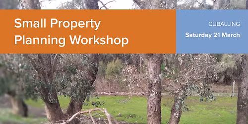 Small Property Planning Workshop - CUBALLING