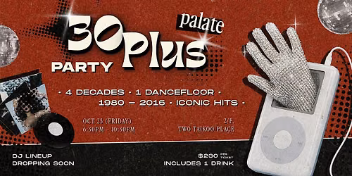 30Plus party at Palate