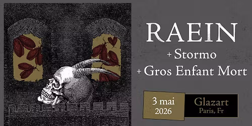 RAEIN (IT - SCREAMO LEGENDS) + STORMO (IT - SCREAMO\/POST HXC) + GROS ENFANT MORT (SCREAMO) \/GLAZ'ART
