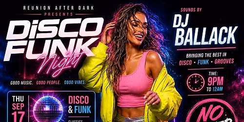 THURSDAY NIGHT VIBES | Disco \u2022 Funk \u2022 Salsa \u2022 R&B with DJ Ballack
