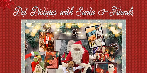Pet Photos with Santa & Holiday Friends Along with the Hamburg Pet Expo