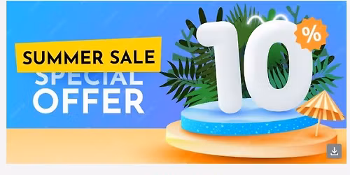 10% Summer Sale + Malaysian Food Stalls