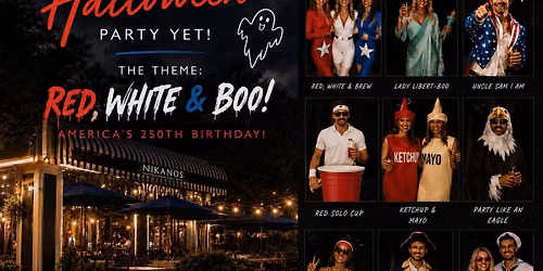 Nikanos Red, White & Boo Halloween Party!