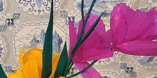 Lave crepepapirblomster - sommerferie