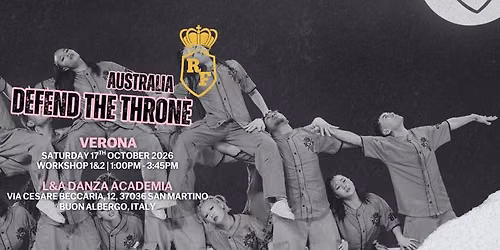 Defend The Throne Europe Workshop: Verona