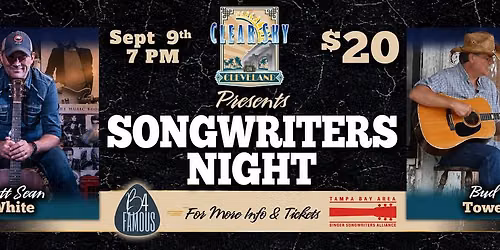 Songwriters Night at Clear Sky on Cleveland