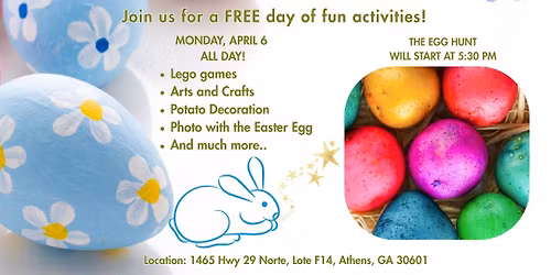 EGG HUNT DAY!\/\u00a1D\u00cdA DE B\u00daSQUEDA DE HUEVOS!