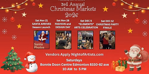 3rd Annual Christmas Markets - Le Marche Boheme