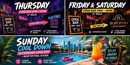 THE SOUTH BEACH OPEN BAR