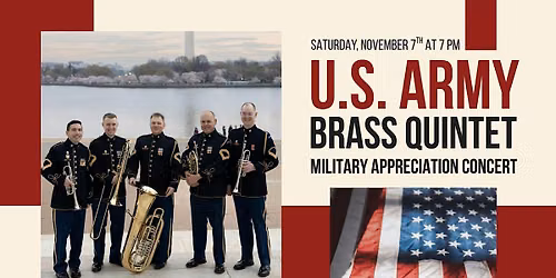 FREE Concert by U.S. Army Brass Quintet