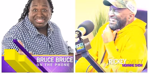 Rickey Smiley with Bruce Bruce