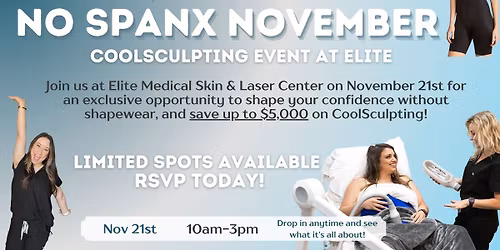 No Spanx November - CoolSculpting at Elite!