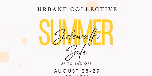 Summer Clothing Sidewalk Sale