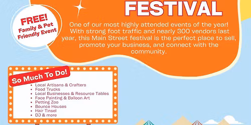 Spring Arts & Crafts Festival Main Street in Williamstown