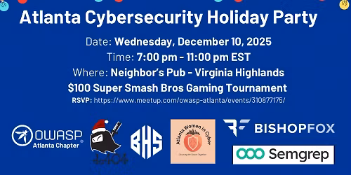Atlanta Cybersecurity Holiday Party