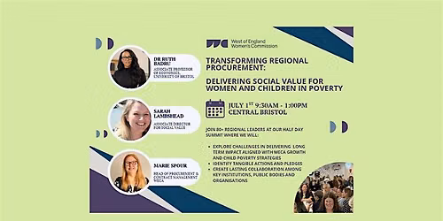 Social Value Summit: Transforming Regional Procurement for Women