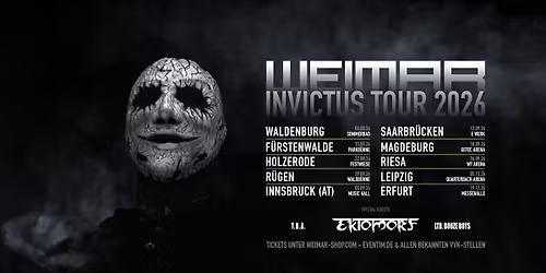 Weimar \u2022 Invictus Tour PT. II - 19.12.26 Messehalle Erfurt