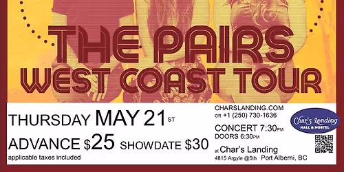 THE PAIRS, 3-part harmony ensemble @Char's, Port Alberni