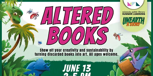 Summer Learning Program: Altered Books and Free Book Giveaway