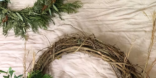 Holiday Wreath Class with La Petite Fleur \ud83c\udf3f