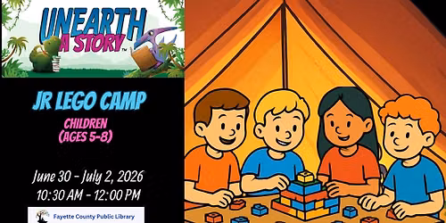 Jr Lego Camp: Day 1 (Ages 5-8)