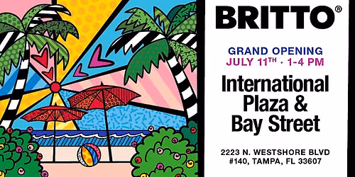 BRITTO GRAND OPENING EVENT AT INTERNATIONAL PLAZA & BAY STREET