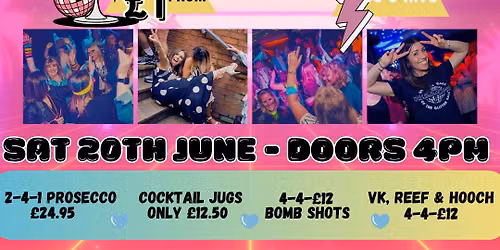 Drummonds Daytime Disco - 80s, 90s, 00s