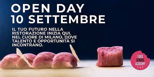 Open Day Food Genius Academy Milano: Il Futuro della Ristorazione