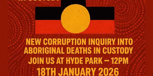 DEATHS IN CUSTODY PROTEST \ud83e\udea7