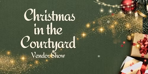 Christmas in the Courtyard Vendor Shower