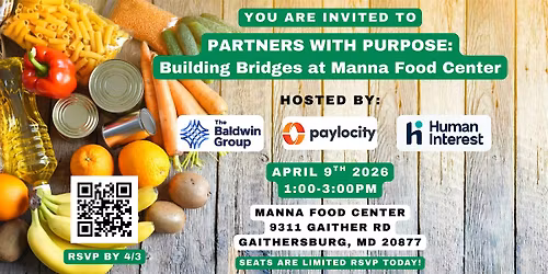 Partners with Purpose: Building Bridges at Manna Food Center