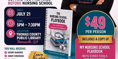The Nursing School Playbook Back to School Mini Seminar 