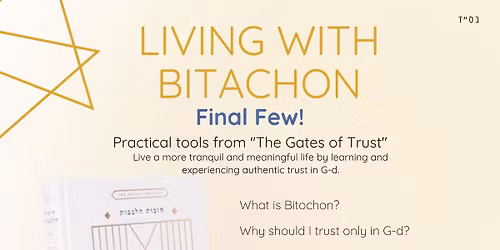 Living with Bitachon