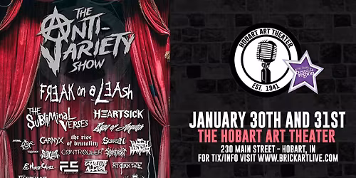 THE ANTI-VARIETY SHOW 2026 at THE HOBART ART THEATER