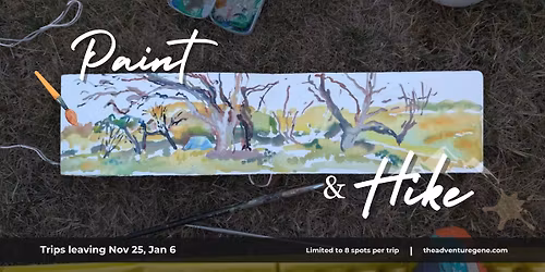 Paint & Hike: Blue Waterholes - 4 day trip