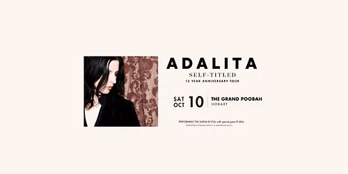 Adalita \u2013 15th Anniversary Tour | Hobart