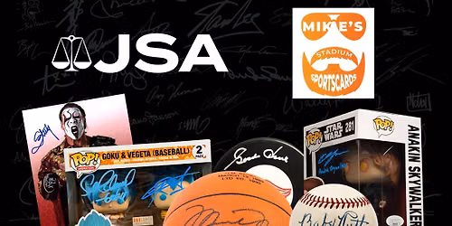 JSA at Mike's Stadium Sportscards