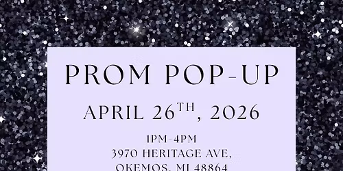 Promp Pop Up! (FREE Formal Wear)
