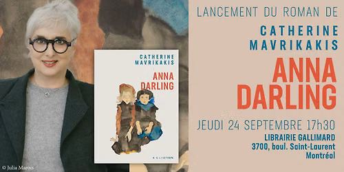 LANCEMENT | ANNA DARLING DE CATHERINE MAVRIKAKIS