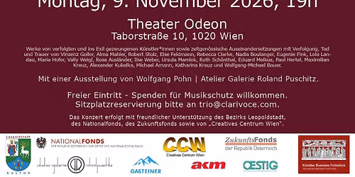 Frauen im Exil - Trio CLARIVOCE