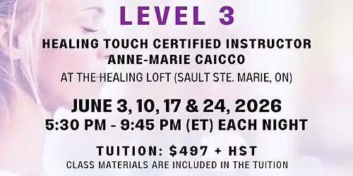 Healing Touch Level 3 at The Healing Loft