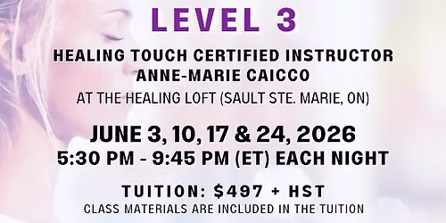 Healing Touch Level 3 at The Healing Loft