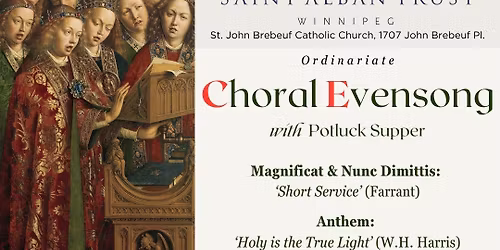 Choral Evensong & Potluck Supper