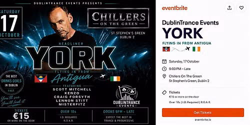 DublinTranceEvents Presents York