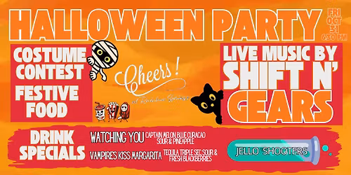 Halloween Party - with Shift N' Gears!