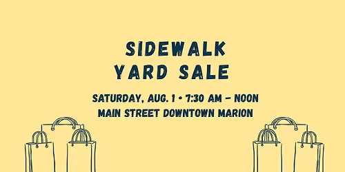 Sidewalk Yard Sale