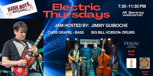 Electric Thursdays - Hosted by Jimmy Guiboche