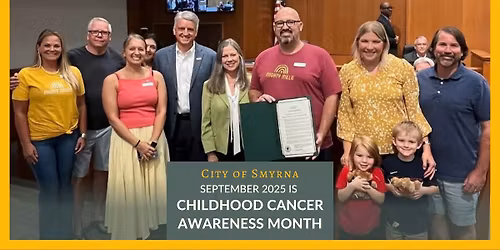 City of Smyrna Childhood Cancer Awareness Month Proclamation